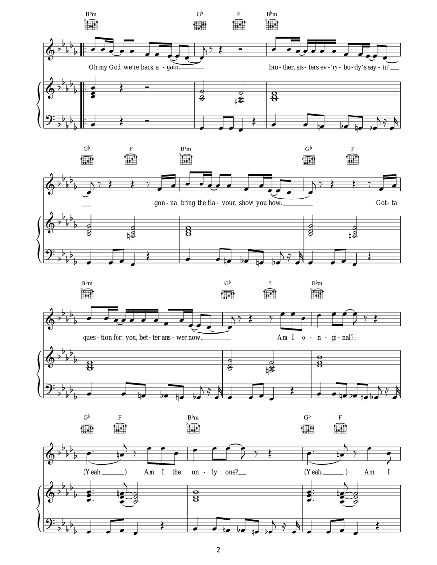 Everybody (Backstreet's Back) Acoustic Guitar scores gallery preview page 2