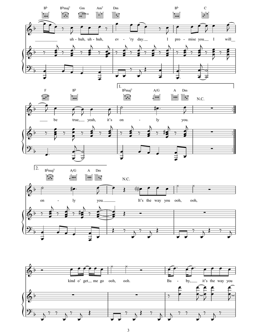 It's Gotta Be You It's Gotta Be You Acoustic Guitar scores gallery preview page 3