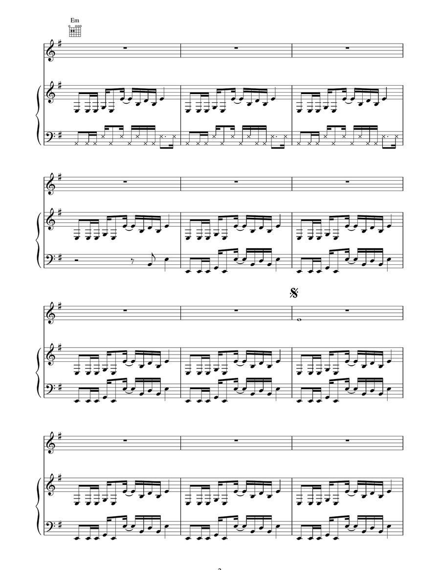 F***in' In The Bushes Acoustic Guitar scores gallery preview page 2