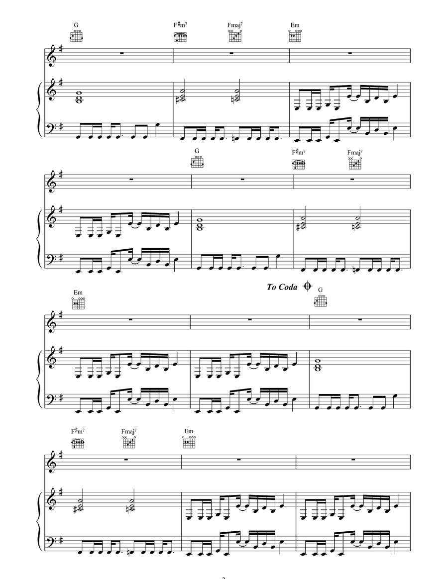F***in' In The Bushes Acoustic Guitar scores gallery preview page 3