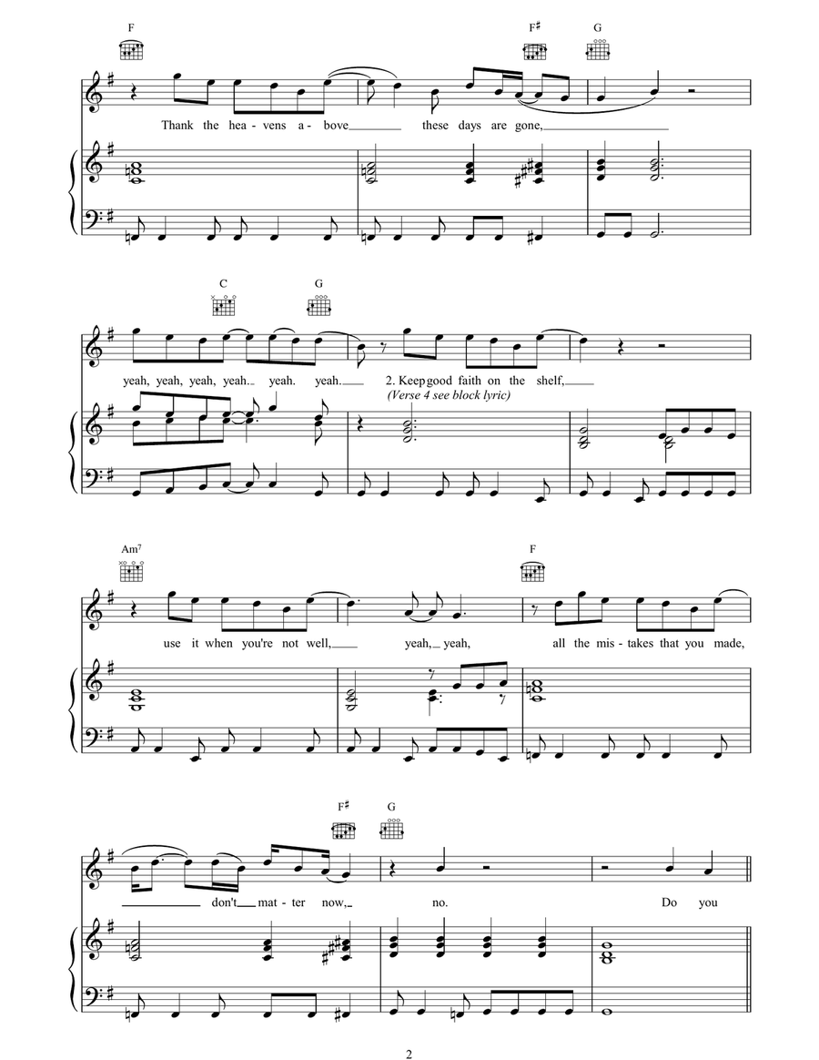 Do You Know What Your Future Will Be? Acoustic Guitar scores gallery preview page 2