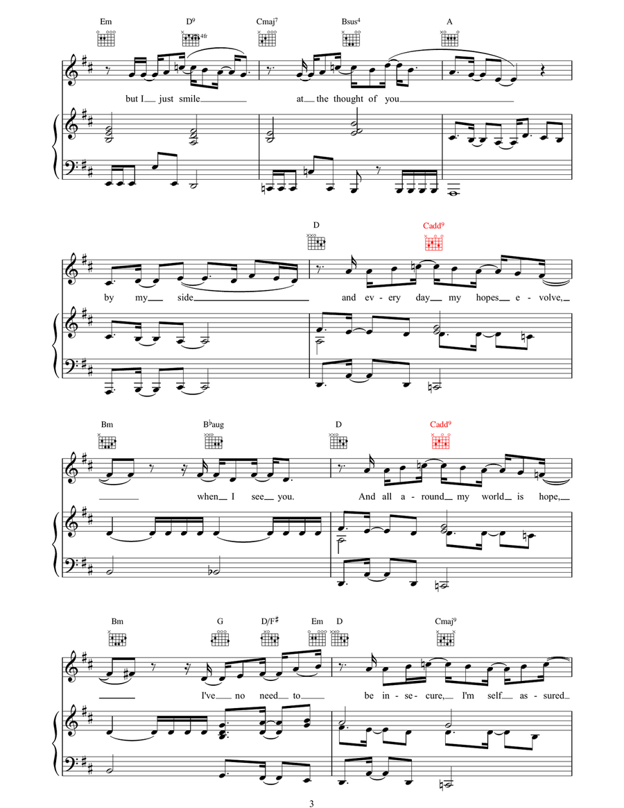 I Feel You I Feel You Acoustic Guitar scores gallery preview page 3