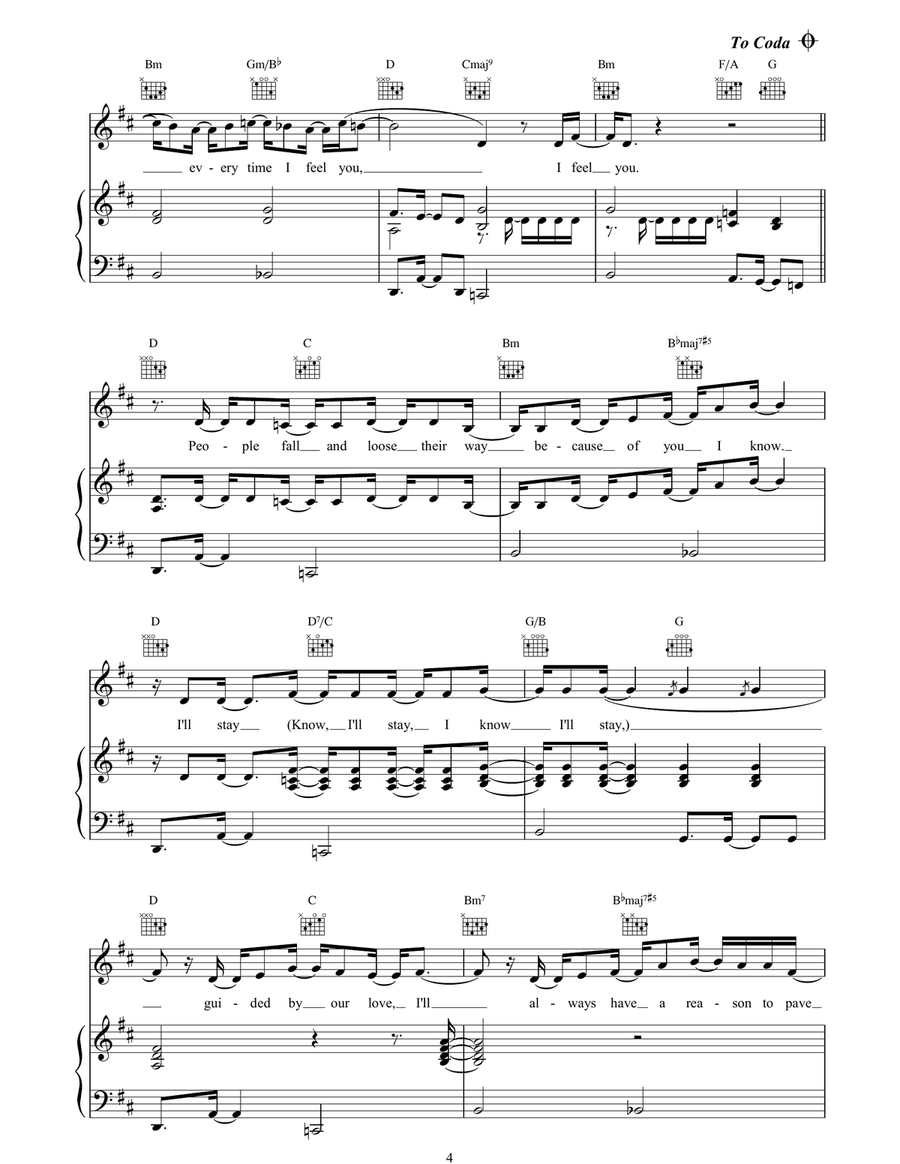 I Feel You I Feel You Acoustic Guitar scores gallery preview page 4
