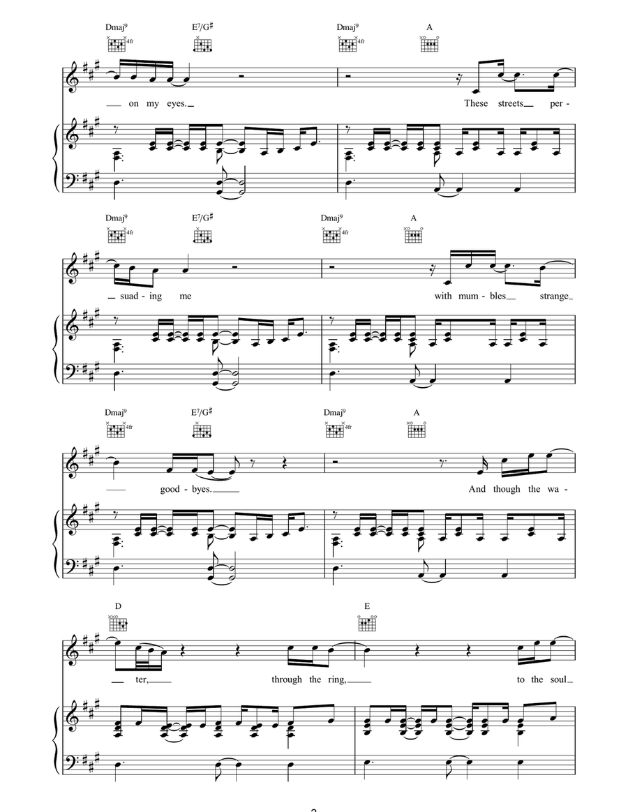 As I'm Leaving As I'm Leaving Piano, Vocal, Guitar scores gallery preview page 2