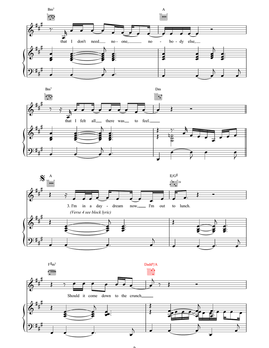 If Your Love Is Real If Your Love Is Real Piano, Vocal, Guitar scores gallery preview page 3