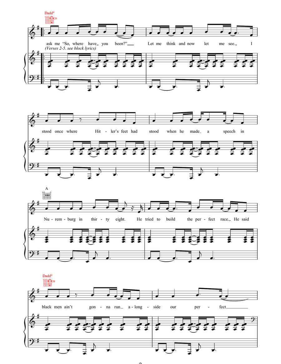 Nice To Be Out Nice To Be Out Piano, Vocal, Guitar scores gallery preview page 2