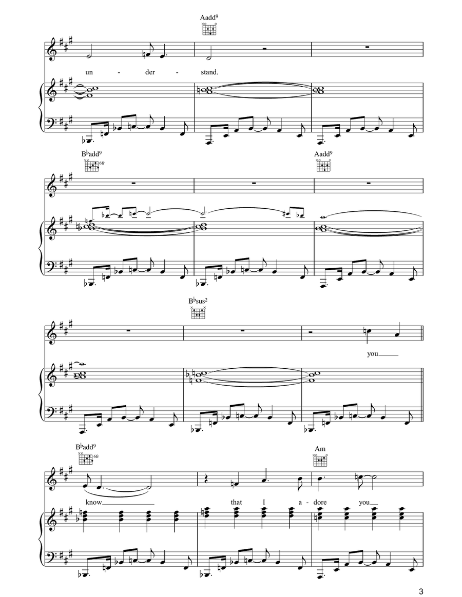 Come To Me Come To Me Piano, Vocal, Guitar scores gallery preview page 3