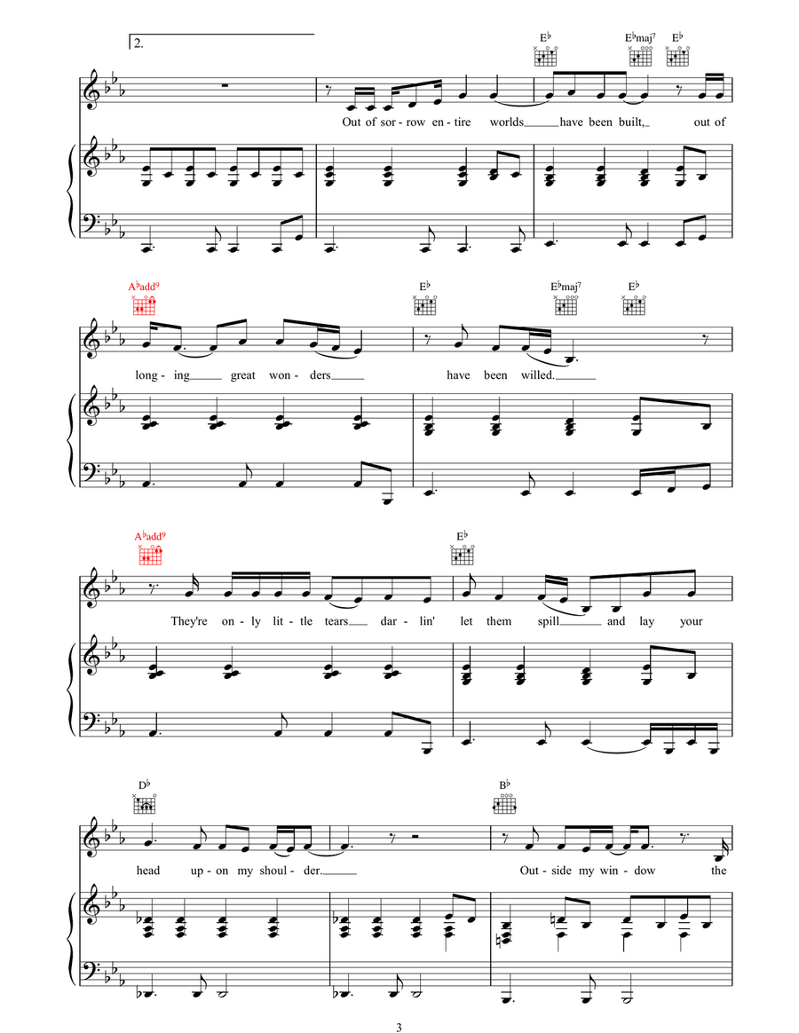 (Are You) The One That I've Been Waiting For? Guitar scores gallery preview page 3