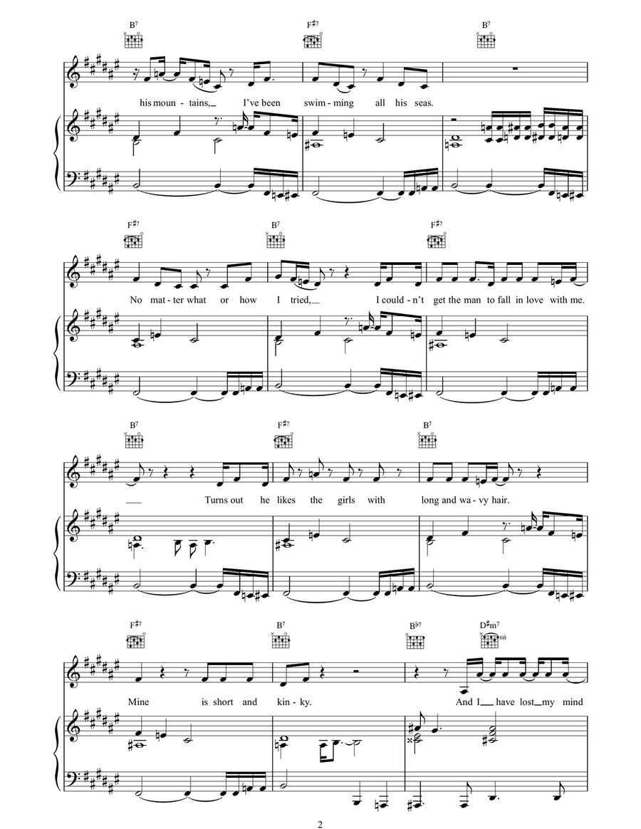 Gimme All Your Lovin' Or I Will Kill You Piano, Vocal, Guitar scores gallery preview page 2
