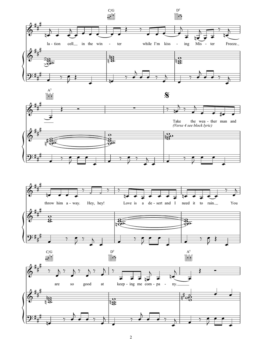 Relating To A Psychopath Relating To A Psychopath Piano, Vocal, Guitar scores gallery preview page 2