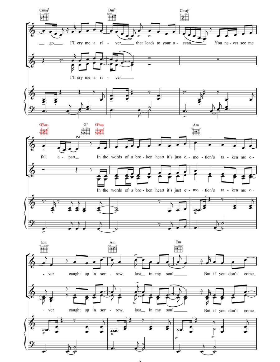 Emotion Emotion Acoustic Guitar scores gallery preview page 3