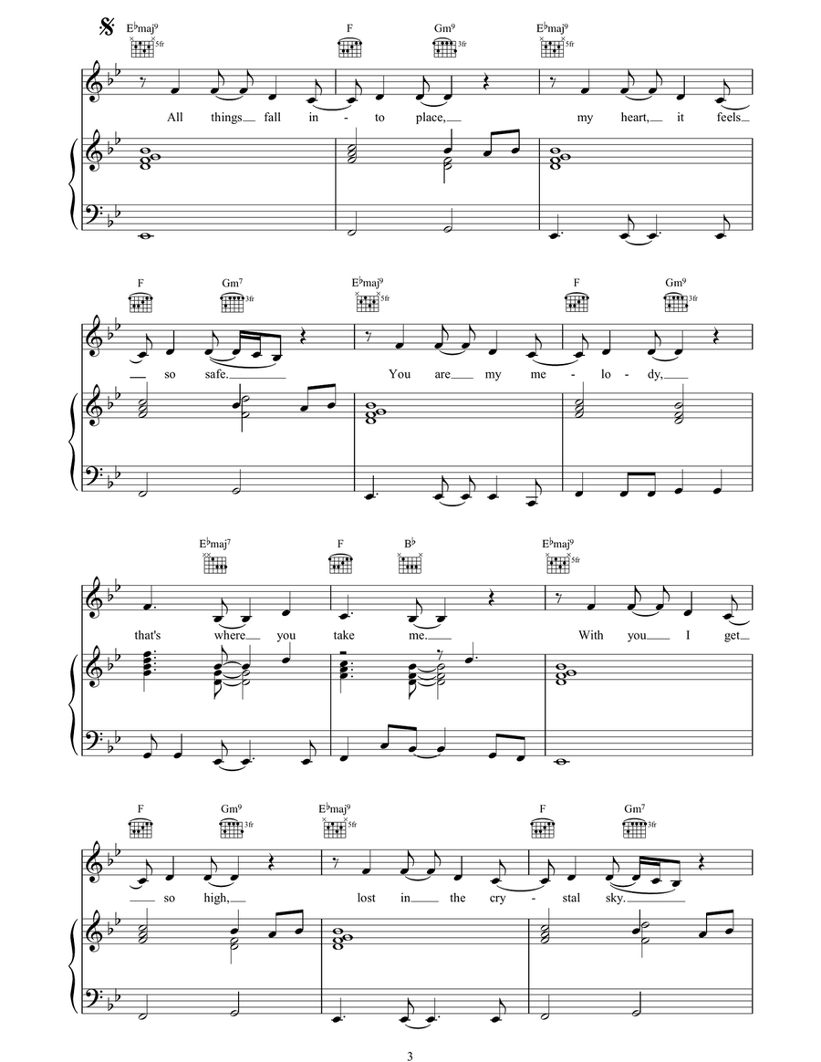 That's Where You Take Me That's Where You Take Me Piano, Vocal, Guitar scores gallery preview page 3
