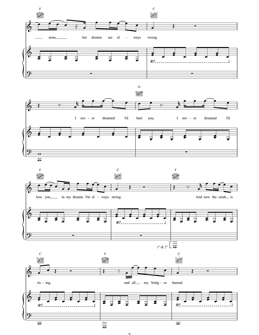 The Dark Is Rising The Dark Is Rising Piano, Vocal, Guitar scores gallery preview page 2
