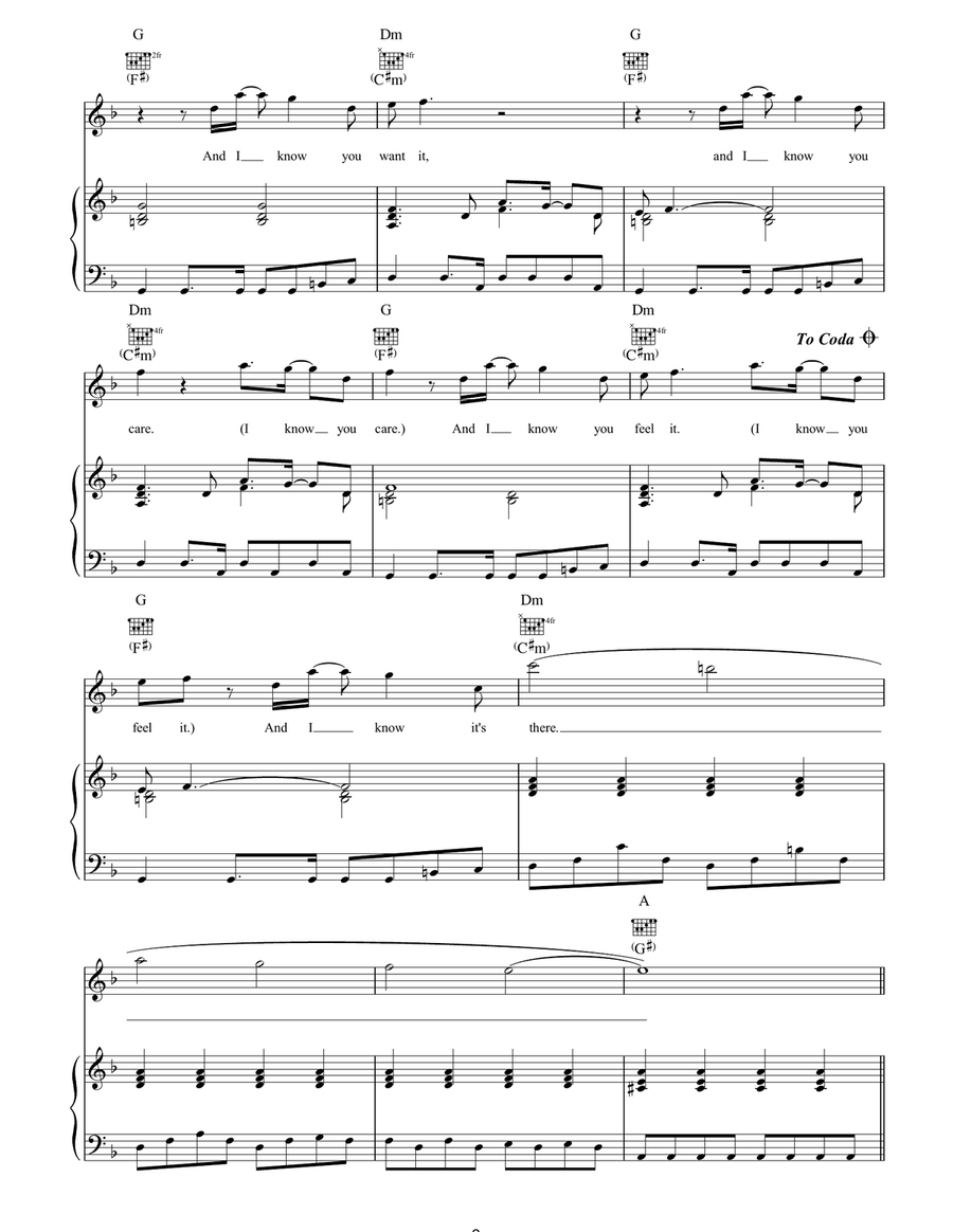 Chains Chains Piano, Vocal, Guitar scores gallery preview page 2