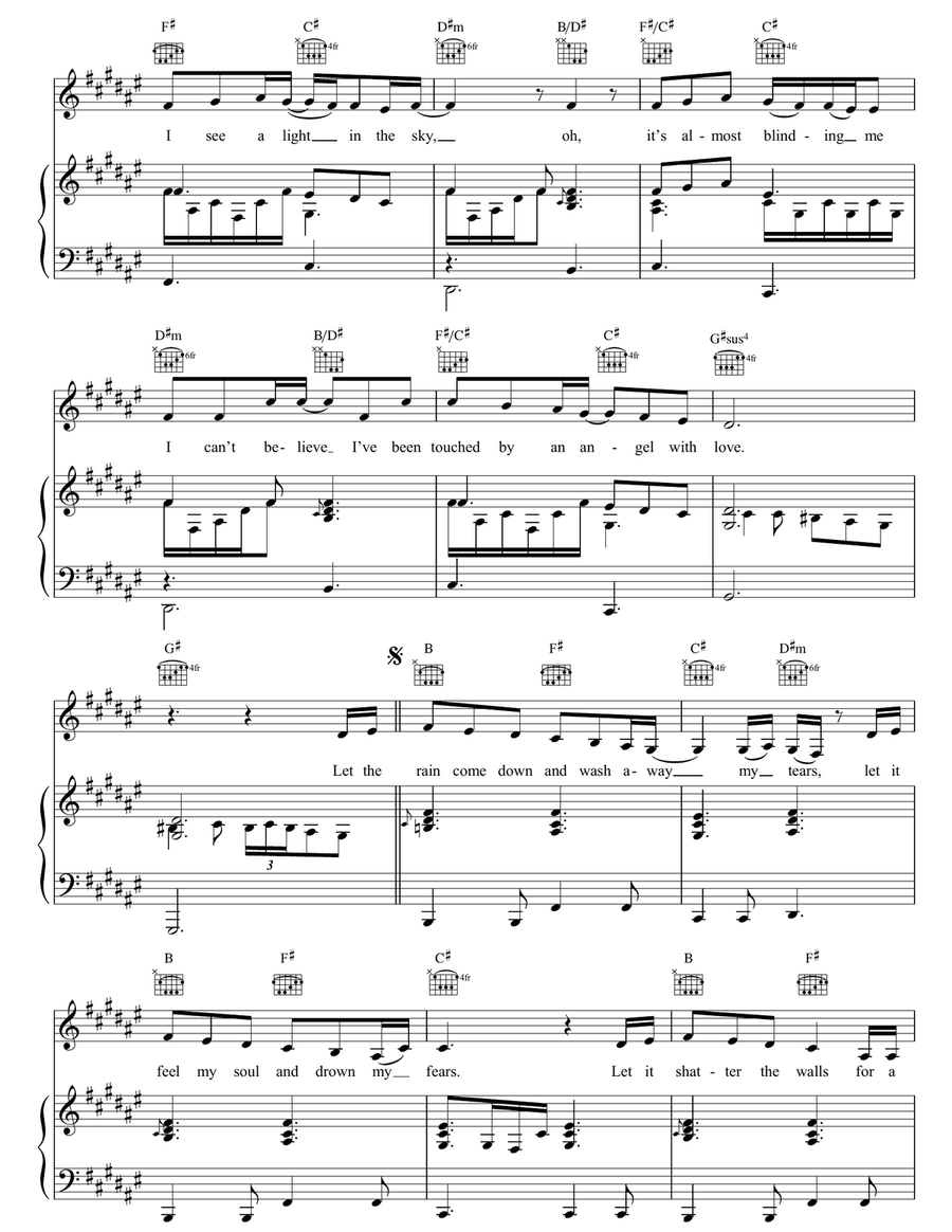 A New Day Has Come A New Day Has Come Piano, Vocal, Guitar scores gallery preview page 3
