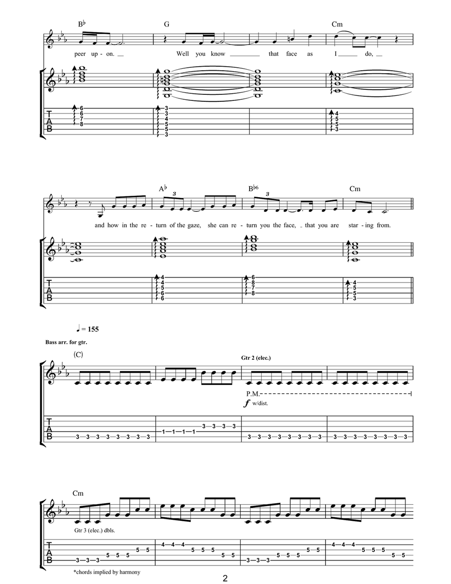 Jacqueline Jacqueline Acoustic Guitar scores gallery preview page 2