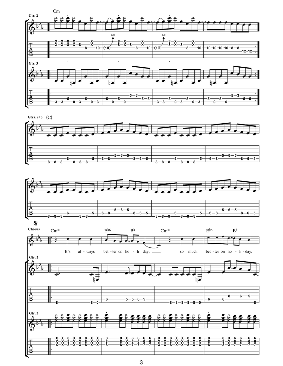 Jacqueline Jacqueline Acoustic Guitar scores gallery preview page 3