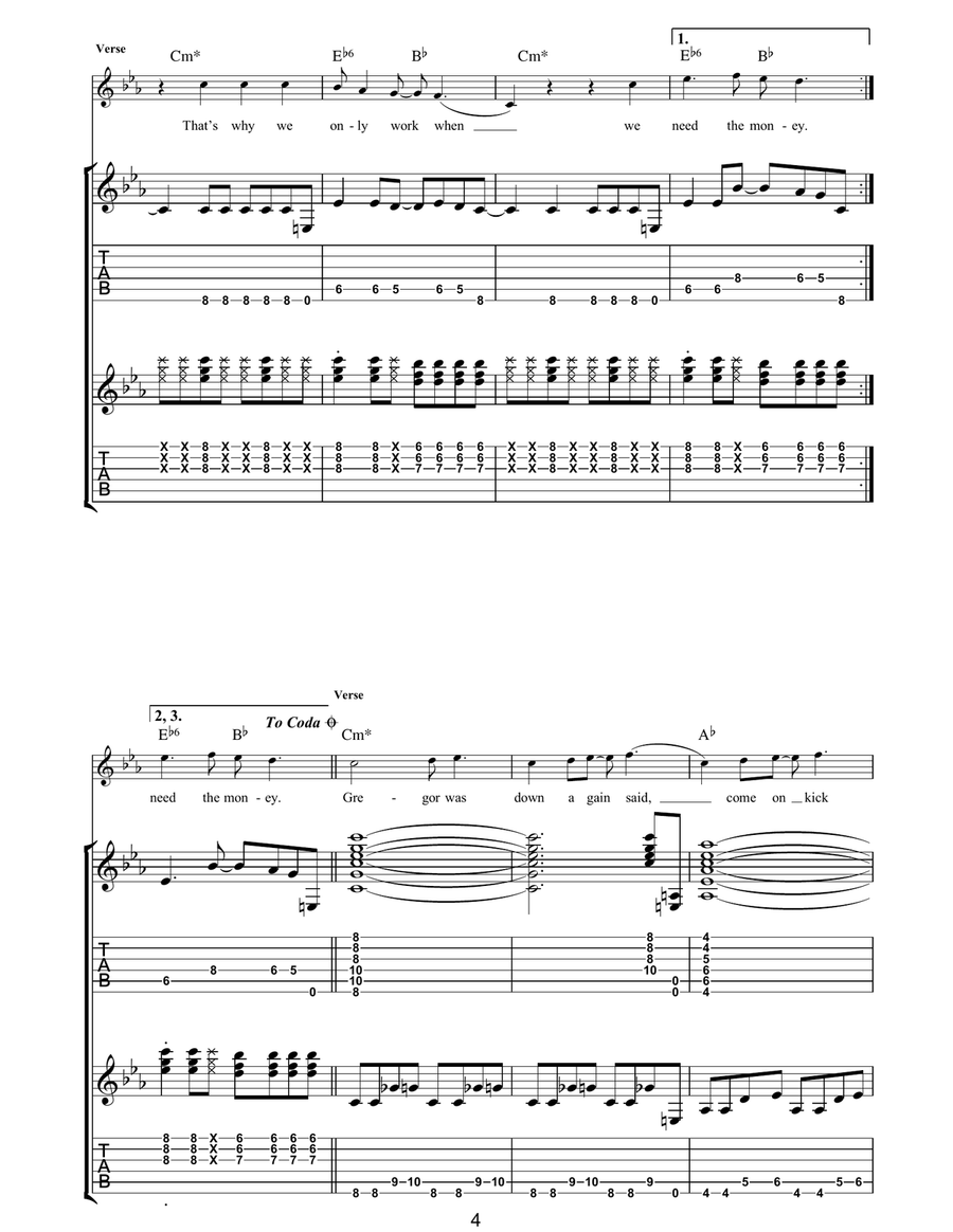 Jacqueline Jacqueline Acoustic Guitar scores gallery preview page 4
