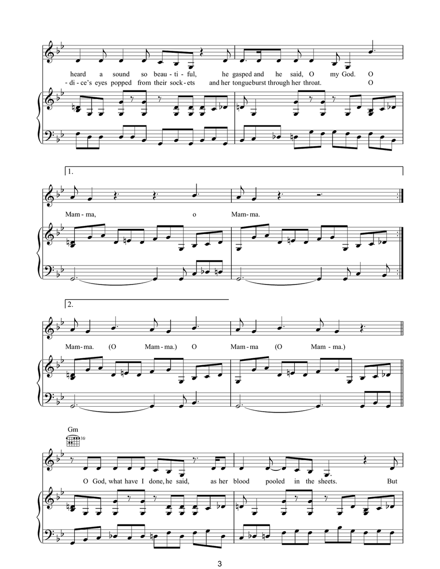 The Lyre Of Orpheus Guitar scores gallery preview page 3