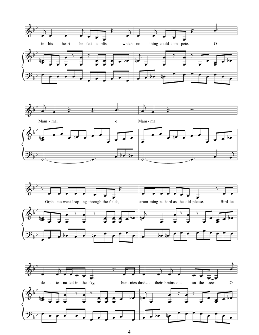 The Lyre Of Orpheus Guitar scores gallery preview page 4
