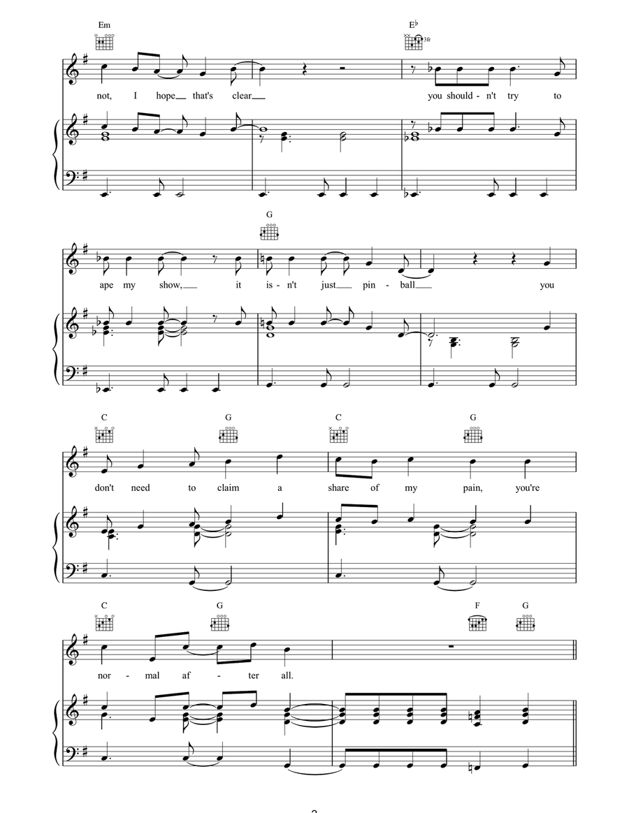 We're Not Going To Take It Guitar scores gallery preview page 2