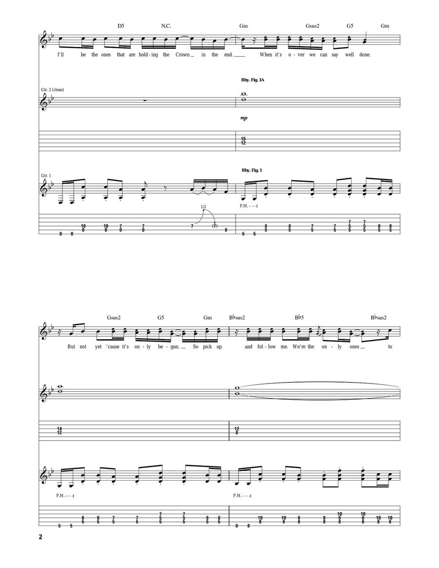 Frontline Frontline Guitar Tablature scores gallery preview page 2
