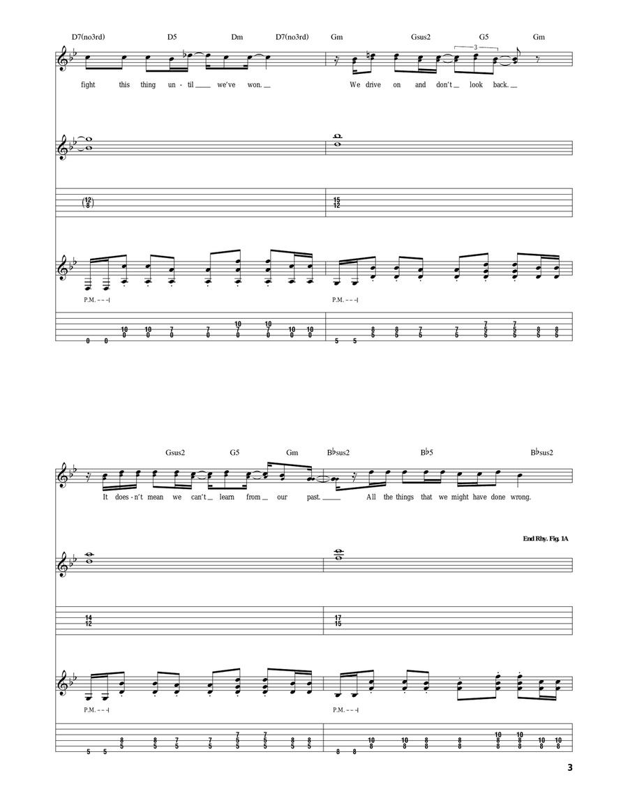 Frontline Frontline Guitar Tablature scores gallery preview page 3