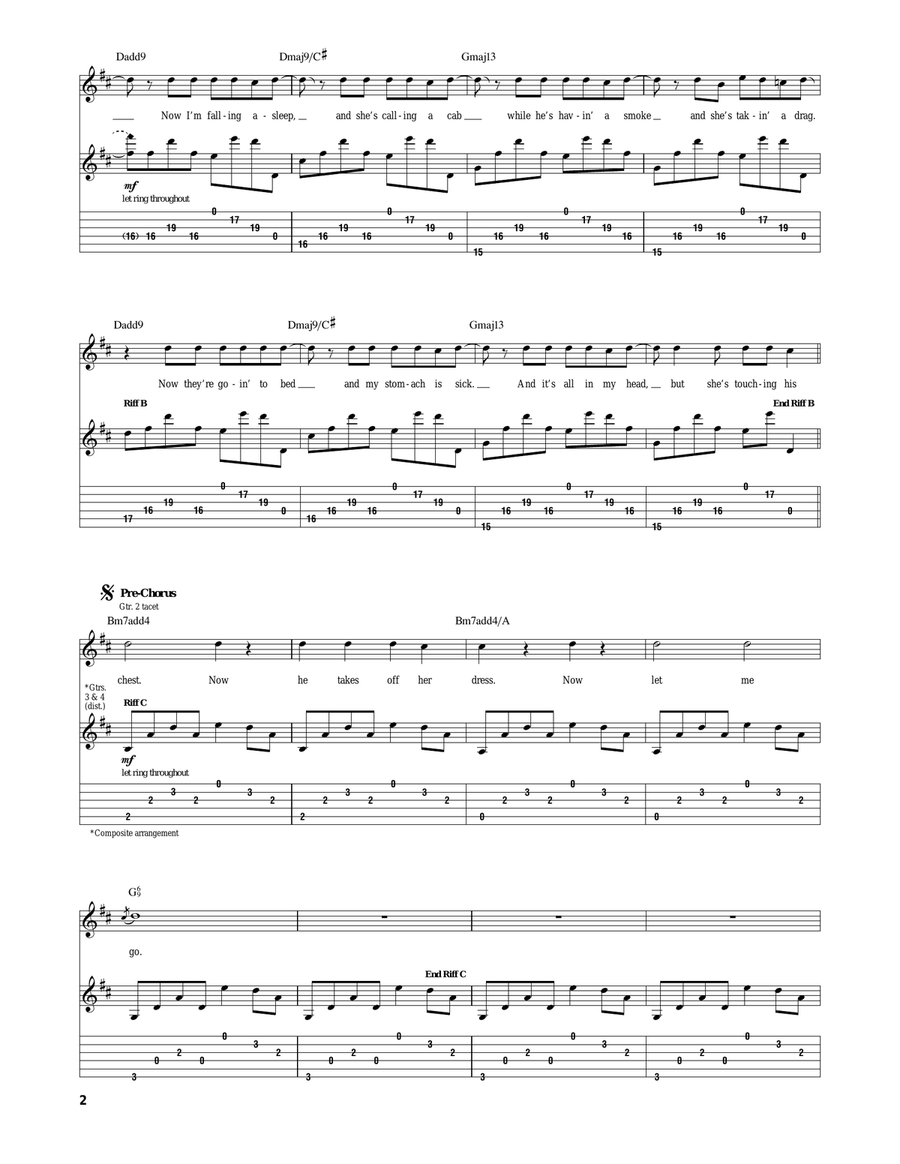 Mr. Brightside Acoustic Guitar scores gallery preview page 2