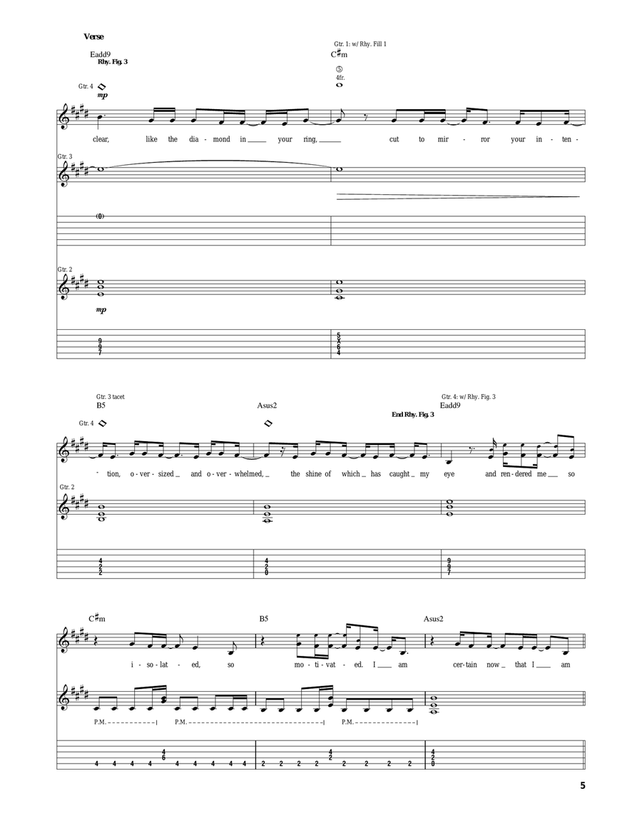 Vindicated Vindicated Acoustic Guitar scores gallery preview page 5