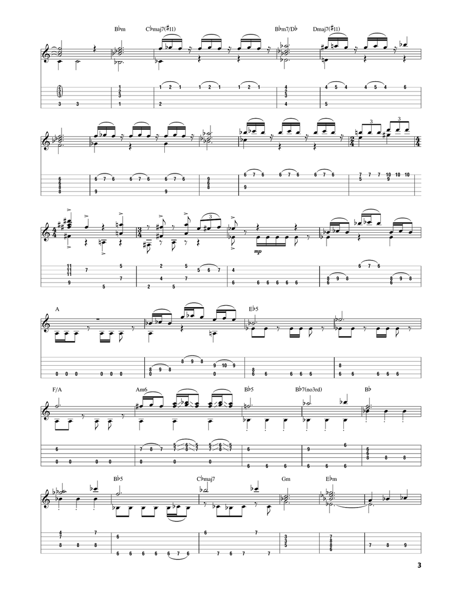 Spidey Suite Spidey Suite Classical Guitar scores gallery preview page 3