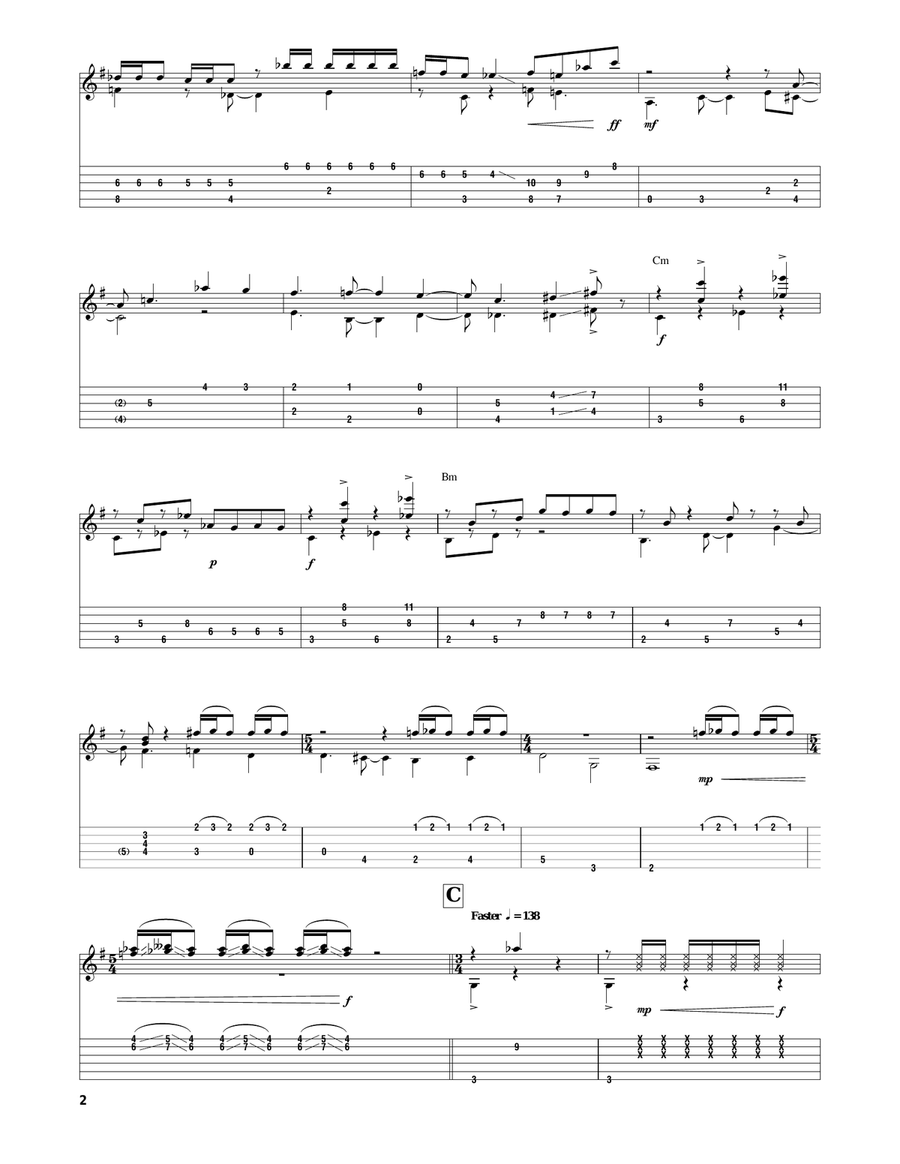 Doc Ock Suite Doc Ock Suite Classical Guitar scores gallery preview page 2