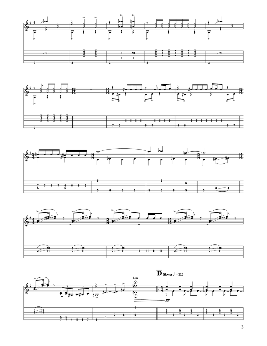 Doc Ock Suite Doc Ock Suite Classical Guitar scores gallery preview page 3