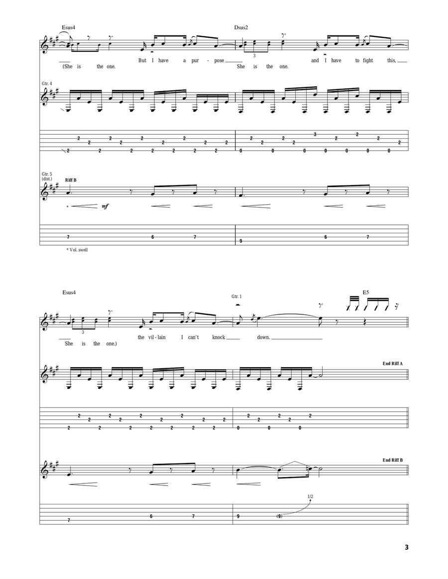 Gifts And Curses Gifts And Curses Acoustic Guitar scores gallery preview page 3