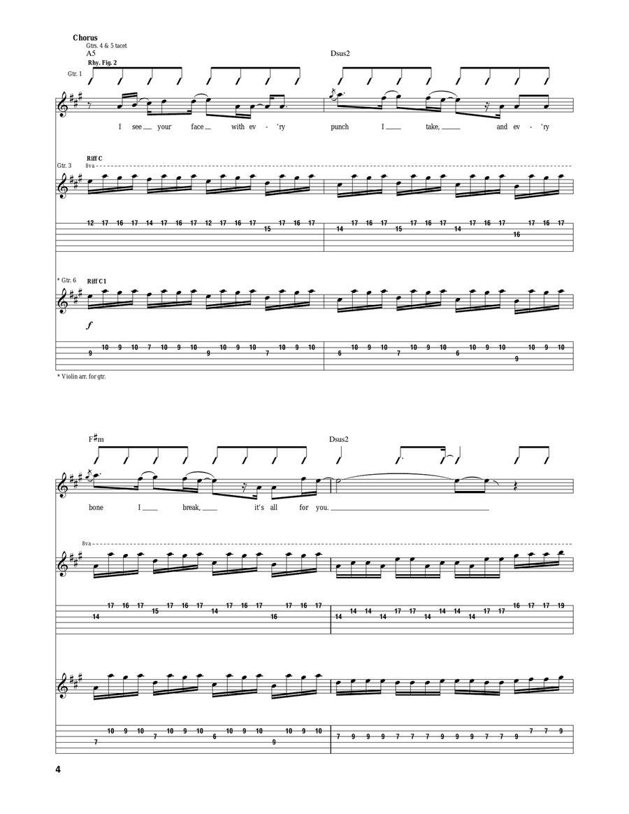 Gifts And Curses Gifts And Curses Acoustic Guitar scores gallery preview page 4