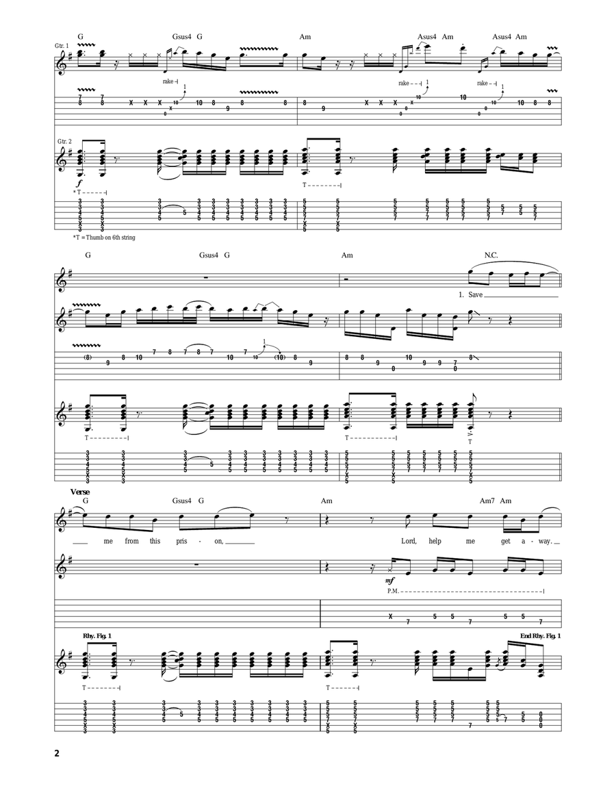 Heaven Heaven Acoustic Guitar scores gallery preview page 2