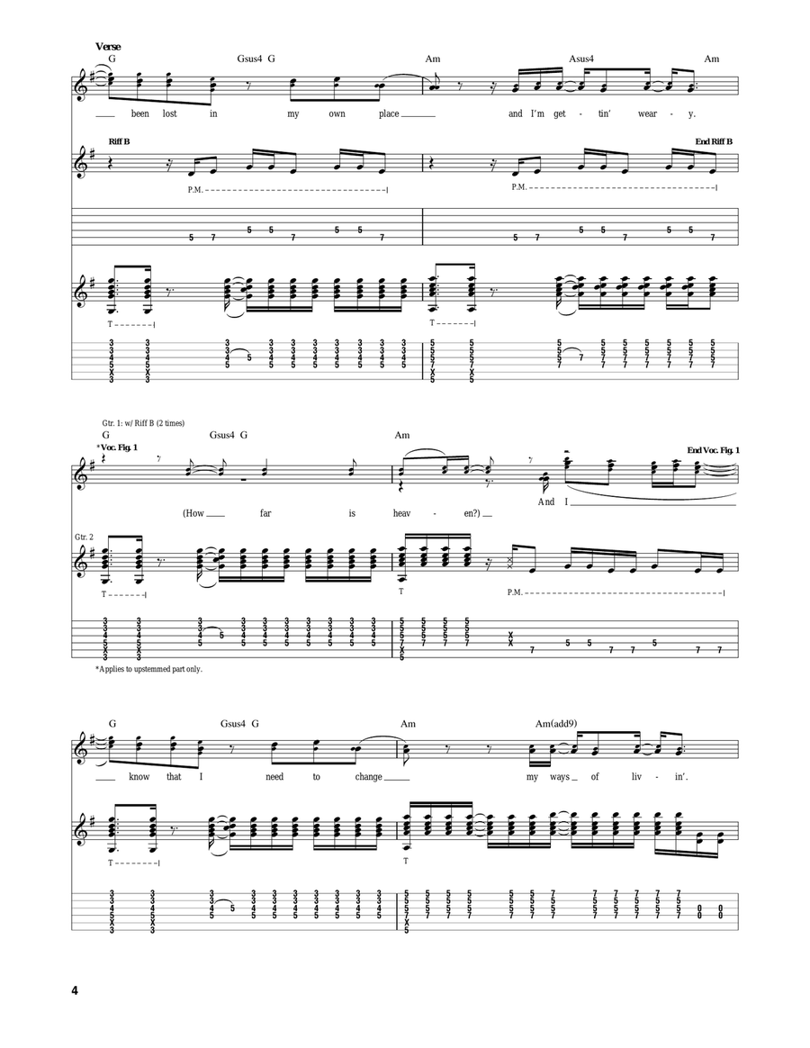 Heaven Heaven Acoustic Guitar scores gallery preview page 4