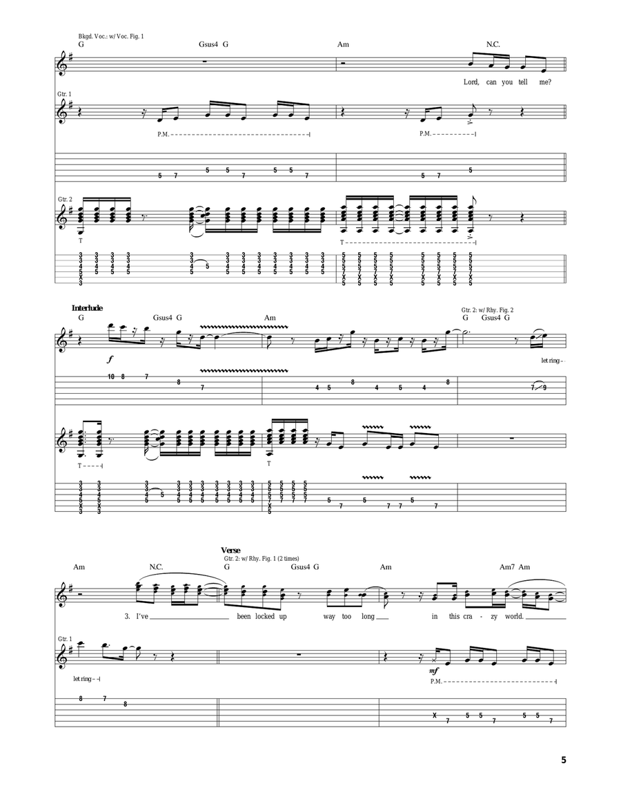 Heaven Heaven Acoustic Guitar scores gallery preview page 5