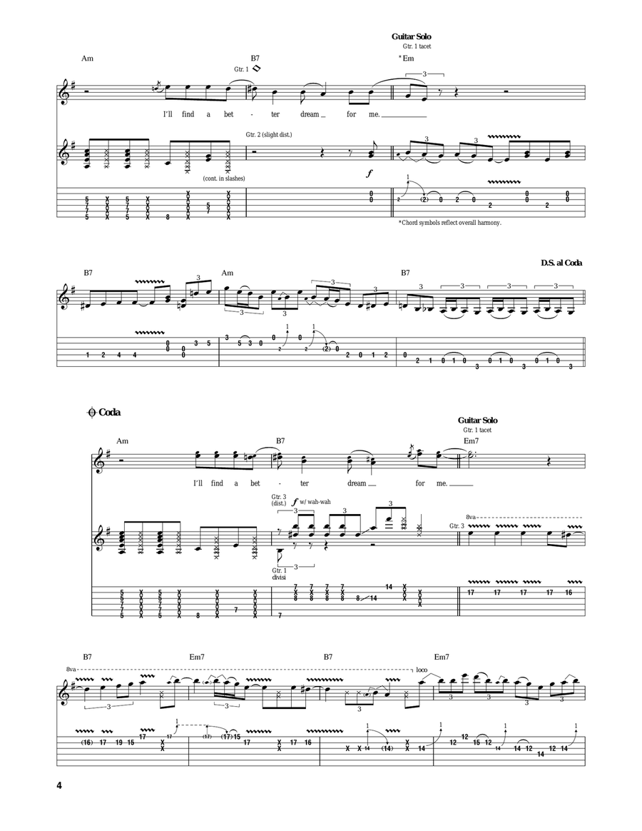 Crazy Dream Crazy Dream Acoustic Guitar scores gallery preview page 4