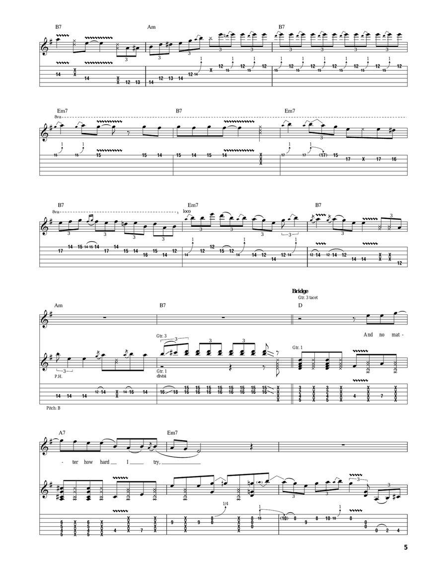 Crazy Dream Crazy Dream Acoustic Guitar scores gallery preview page 5