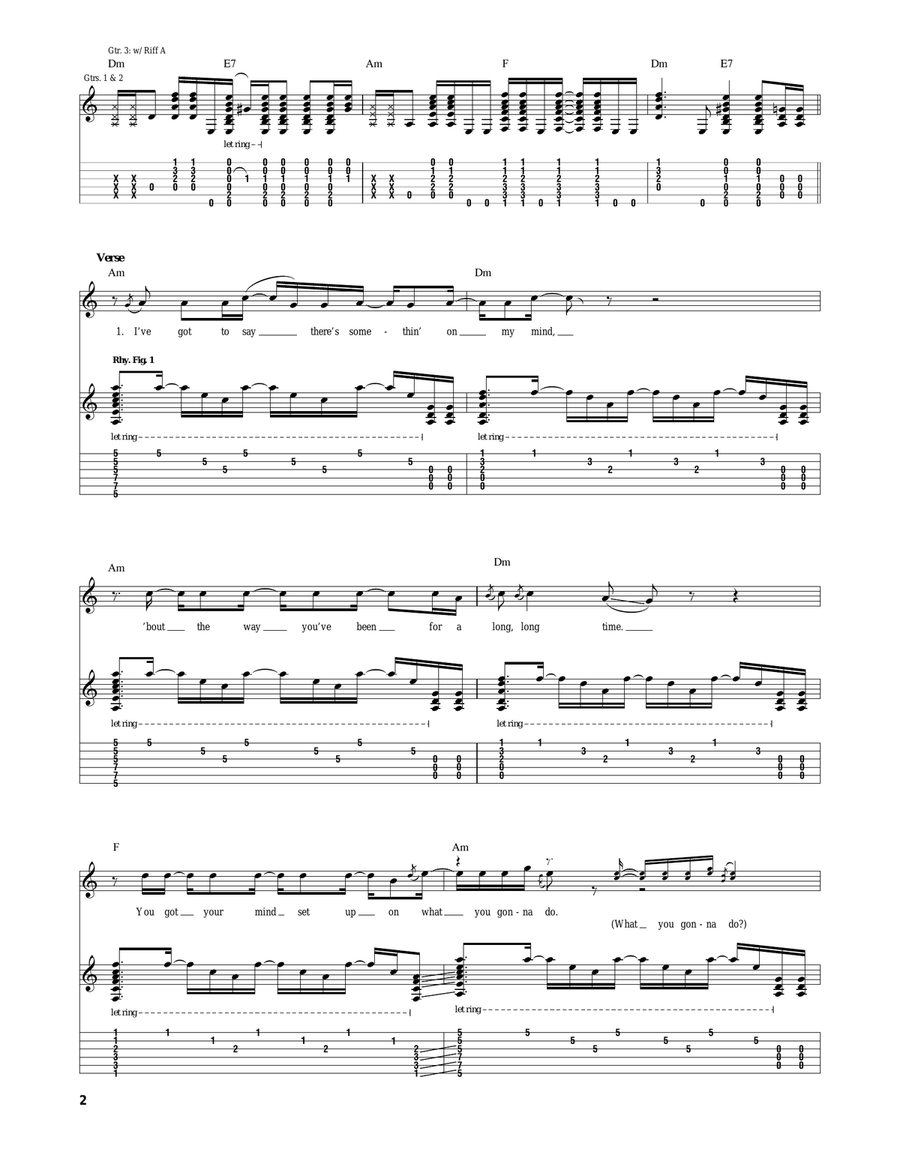 Señorita Señorita Acoustic Guitar scores gallery preview page 2