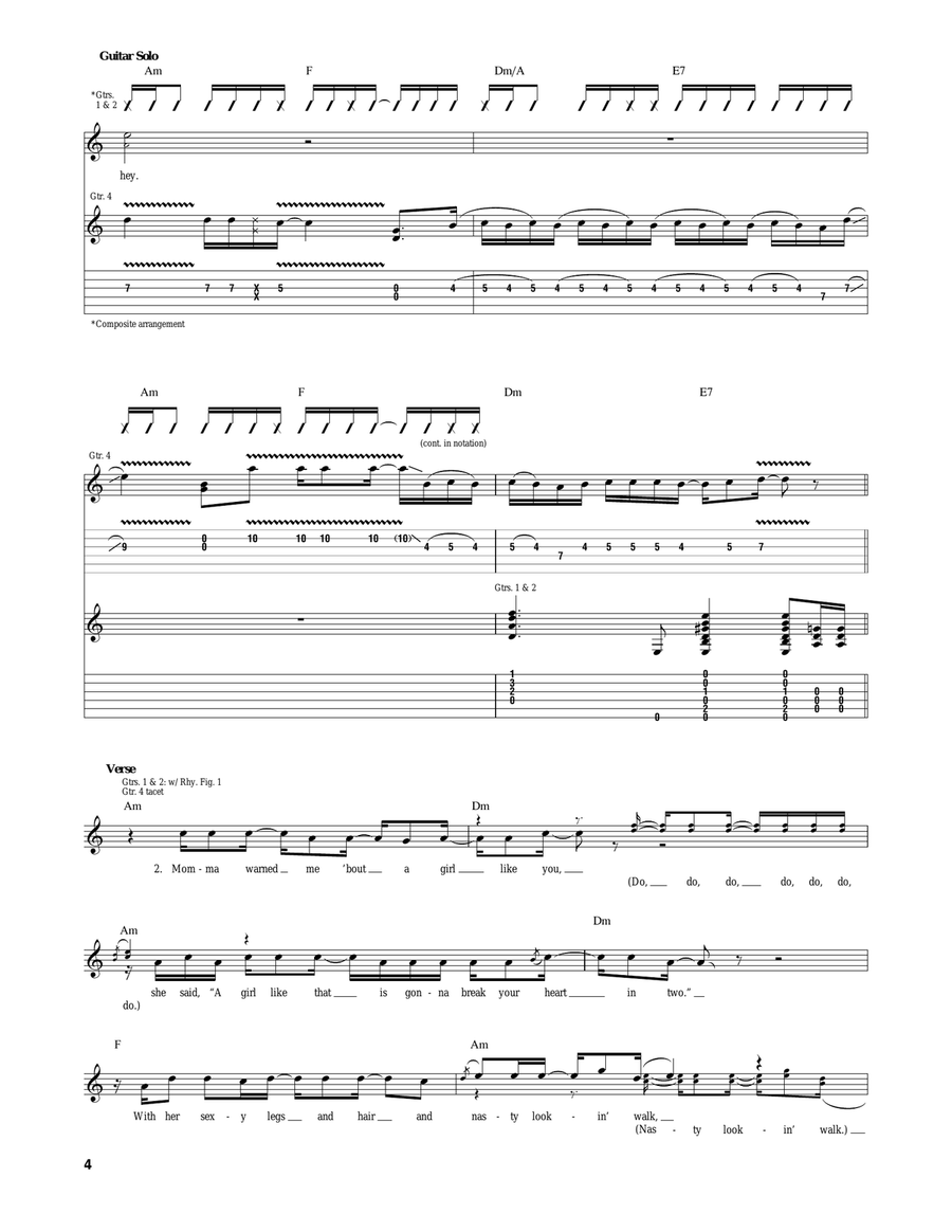 Señorita Señorita Acoustic Guitar scores gallery preview page 4