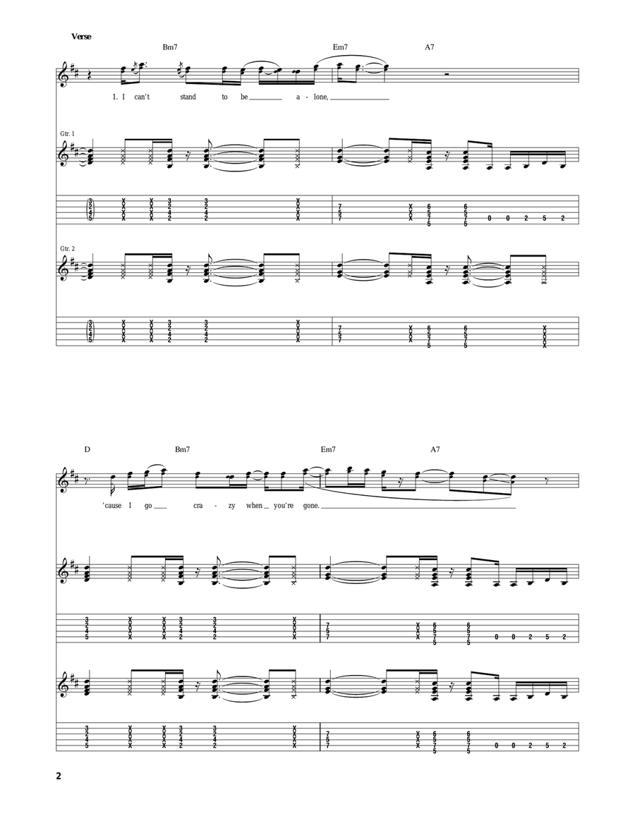 Nobody Else Nobody Else Acoustic Guitar scores gallery preview page 2