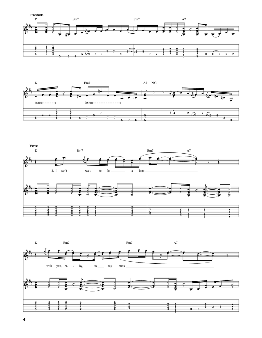 Nobody Else Nobody Else Acoustic Guitar scores gallery preview page 4
