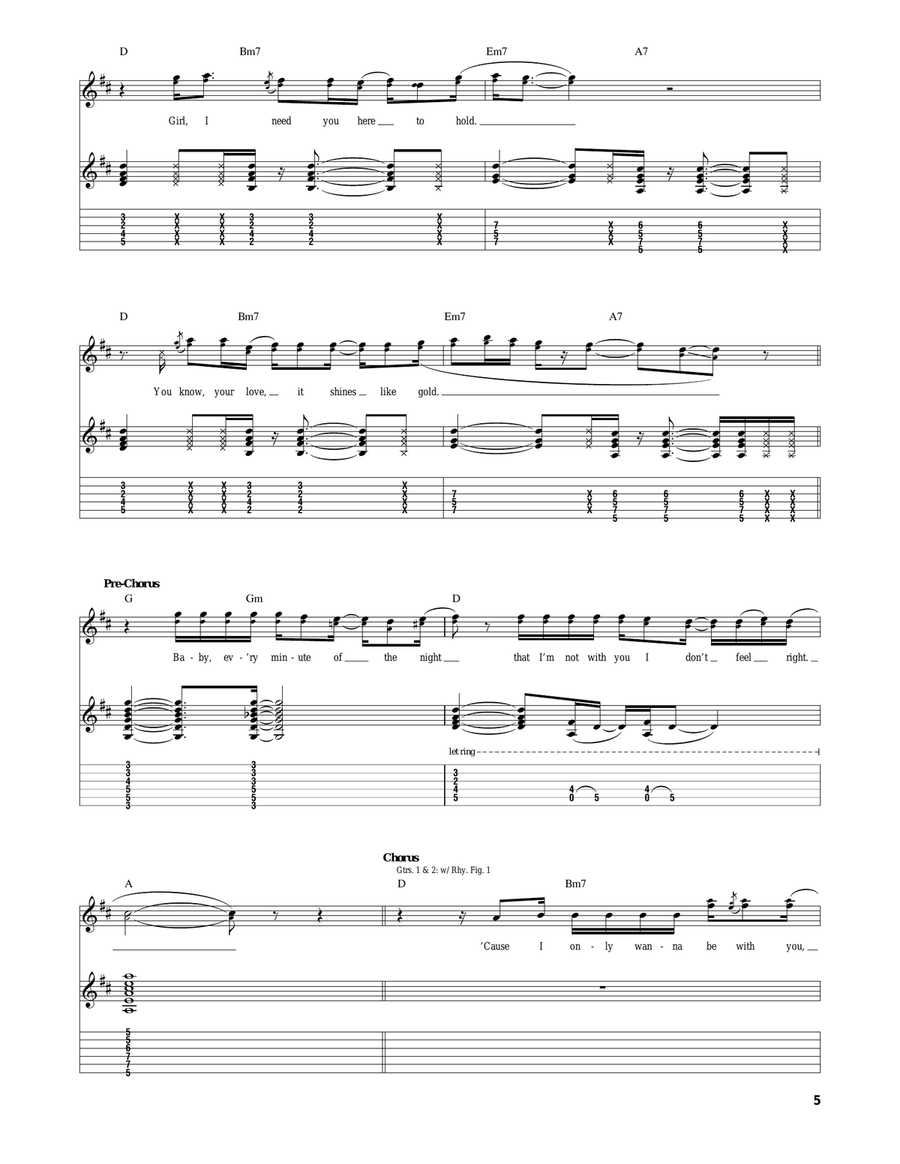 Nobody Else Nobody Else Acoustic Guitar scores gallery preview page 5