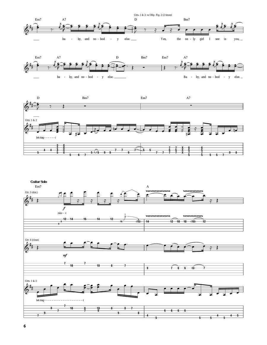 Nobody Else Nobody Else Acoustic Guitar scores gallery preview page 6