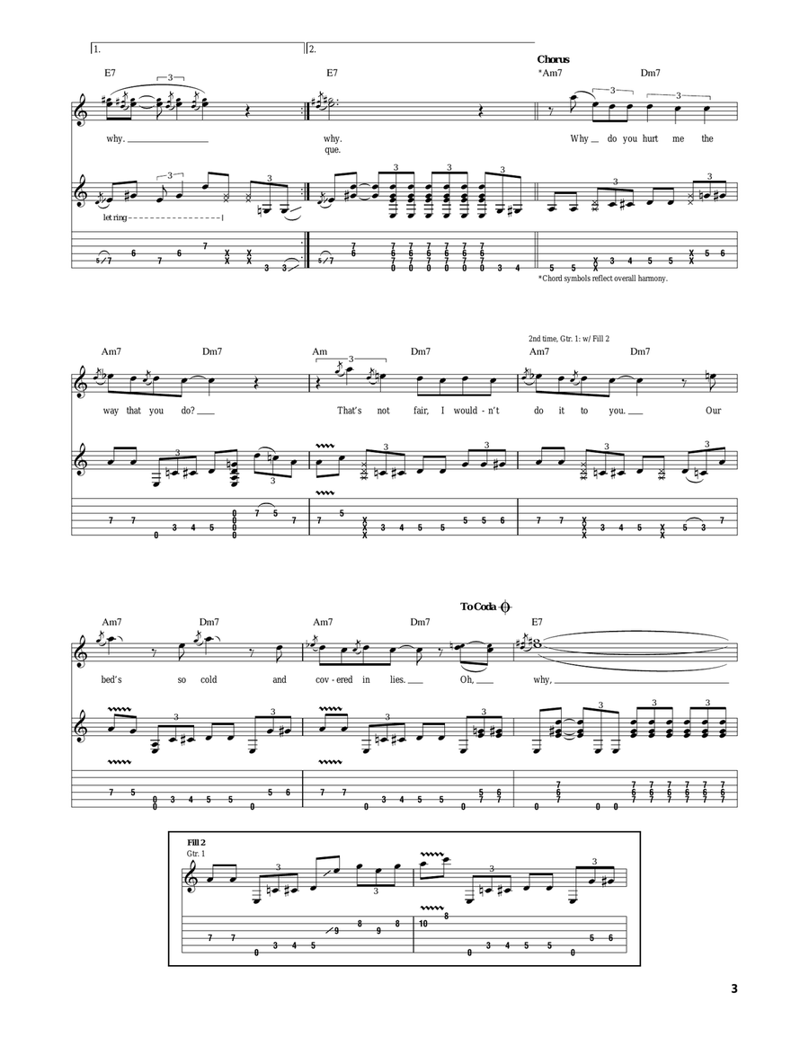 Tell Me Why Tell Me Why Acoustic Guitar scores gallery preview page 3