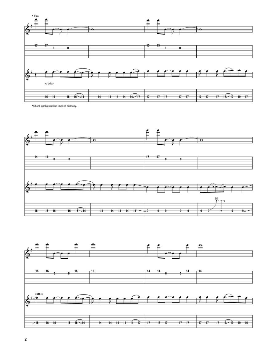 The Package The Package Electric Guitar scores gallery preview page 2