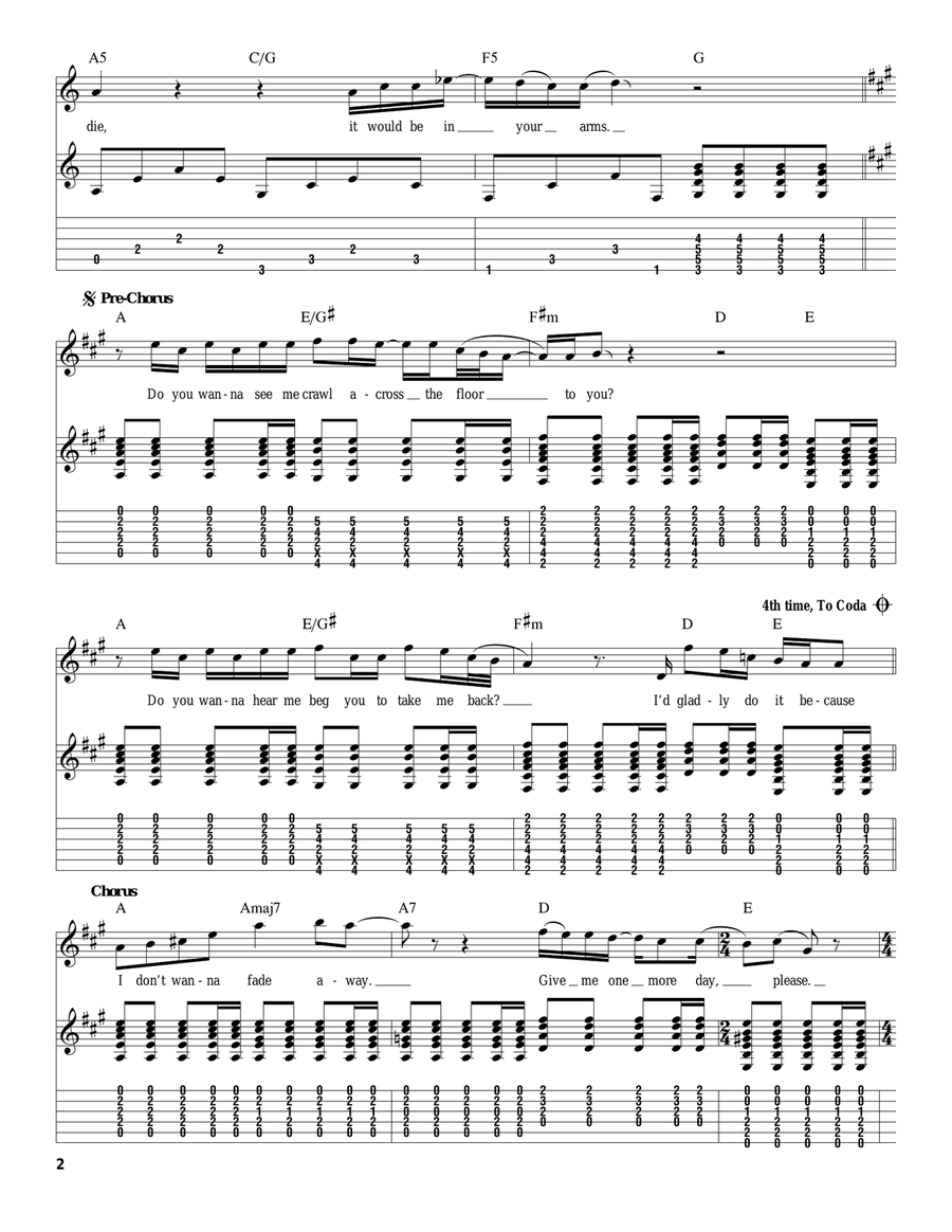 Bell Bottom Blues Bell Bottom Blues Acoustic Guitar scores gallery preview page 2