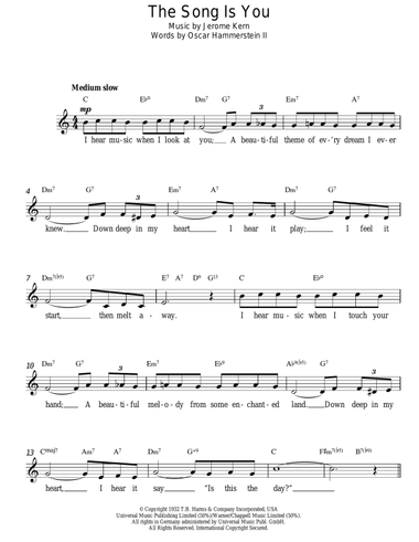 The Song Is You