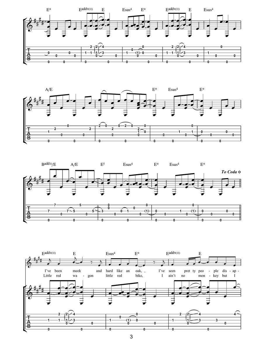 Buckets Of Rain Buckets Of Rain Acoustic Guitar scores gallery preview page 3